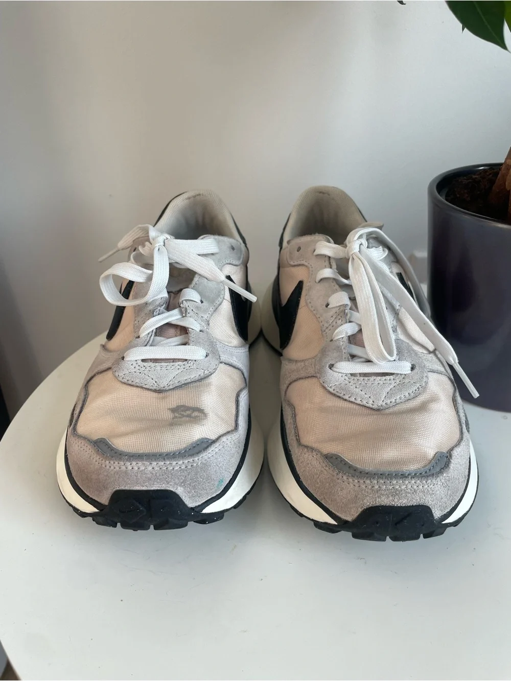 Women Size 7.5 Nike Phoenix Waffle Sail Black Shoes